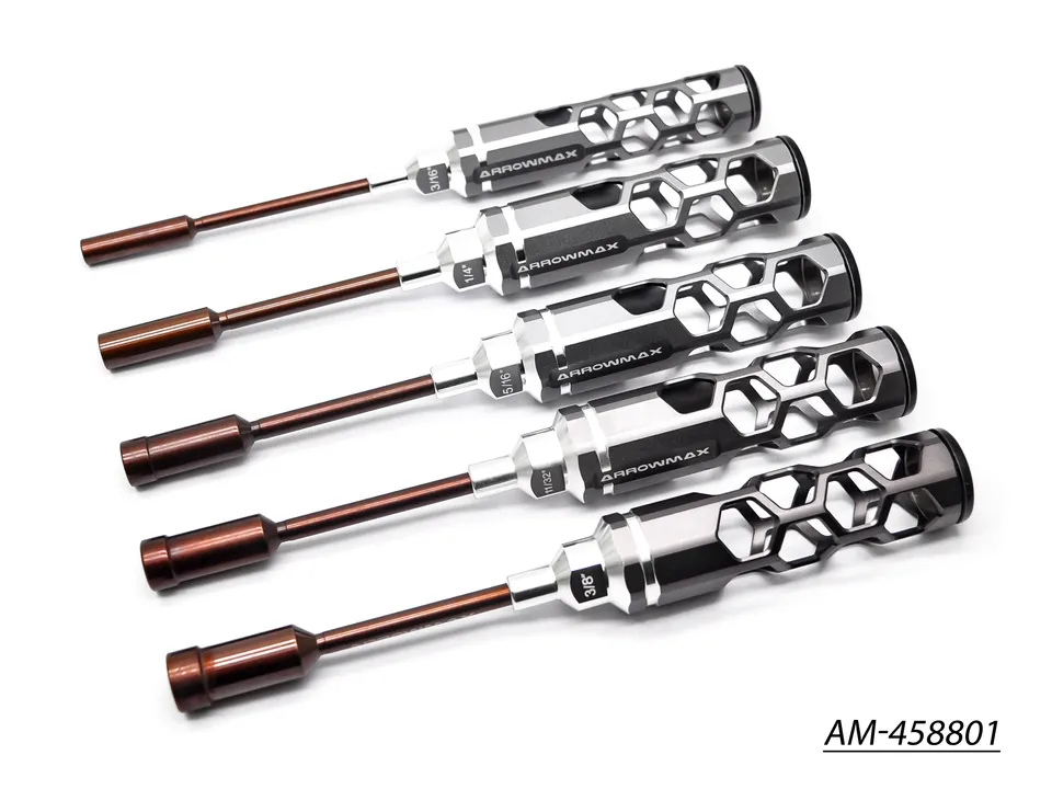 Arrowmax AM-458801 nut driver set 5 clés Honeycomb 100mm
