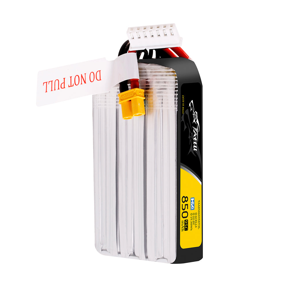 Tattu 850mAh 6S batterie LiPo HV 95C XT30 FPV Classic