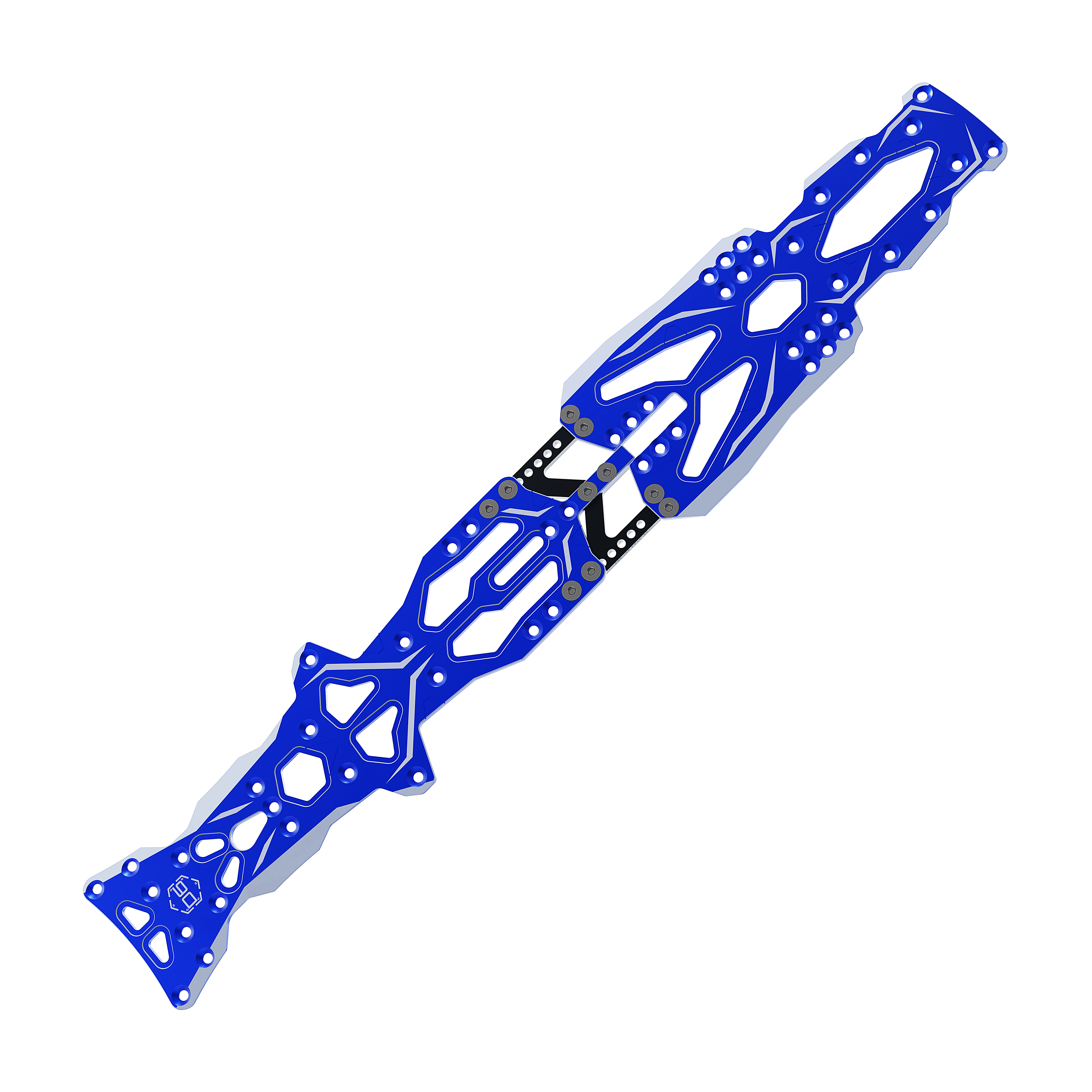 3Racing AuperD5 SAK-D6801 châssis alu bleu réglable