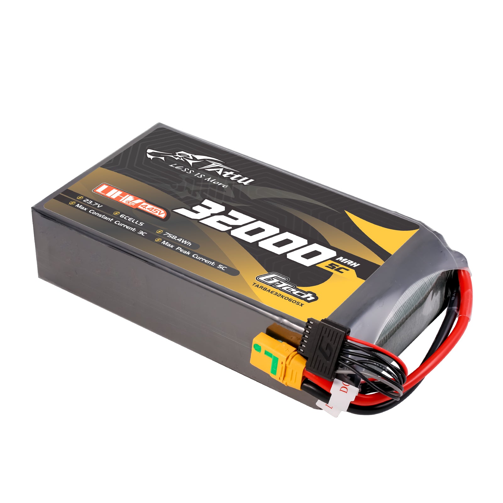 Tattu 32000mAh 6S 23.7V batterie LiPo HV G-Tech XT90S