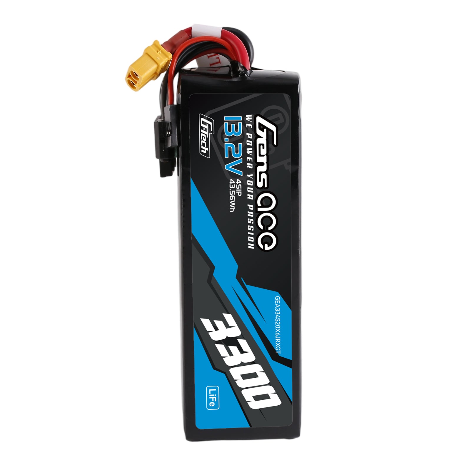 Gens Ace TX/RX 3300mAh 4S batterie LiFe 13,2V XT60