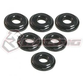3Racing Parts Cale M8x2mm Support Amortisseur Noir x6