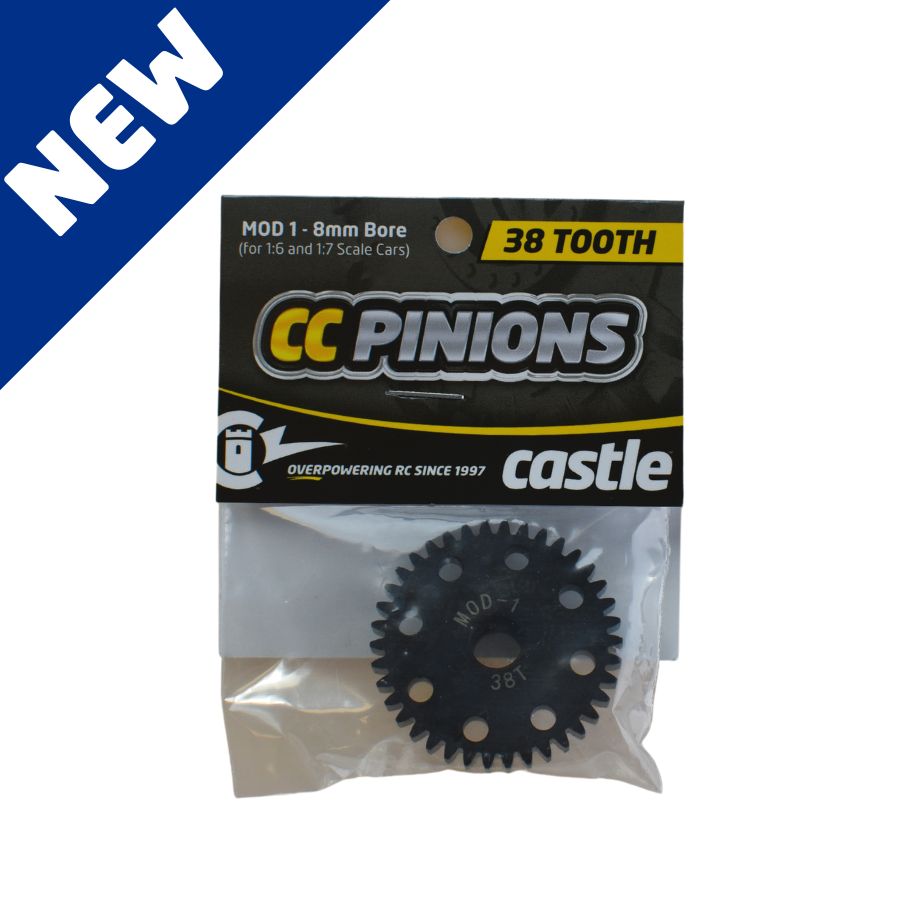 Castle CC Pinion pignon Mod 1 8mm acier 22T-48T