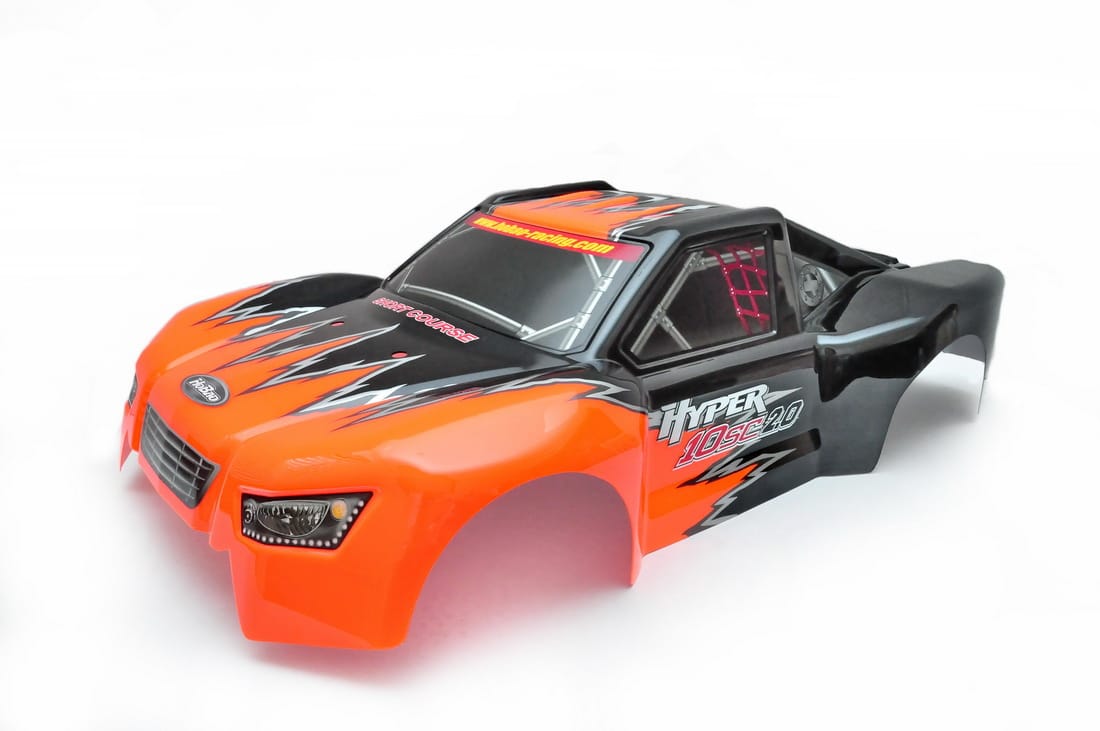 Hobao 11413 carrosserie SC 2.0 noir-orange imprimée