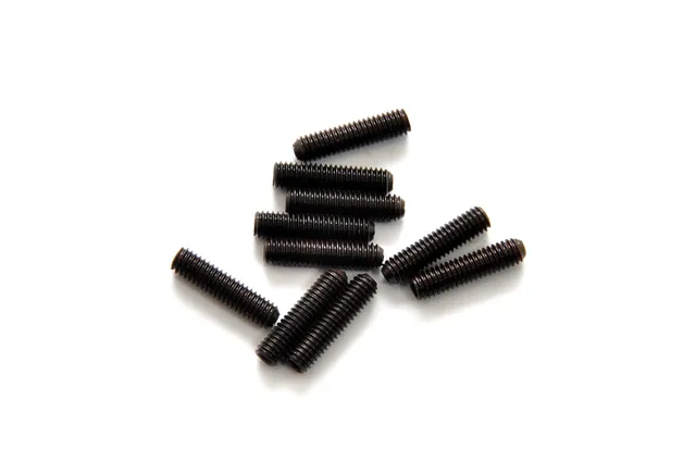 Hobao 38312 vis sans tête M3x12mm lot 10 acier