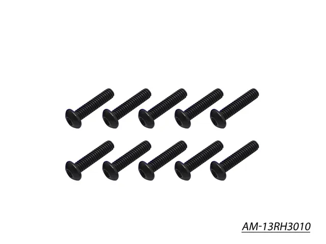 Arrowmax Screws vis Allen M3x10 rondes AM-13RH3010 x10