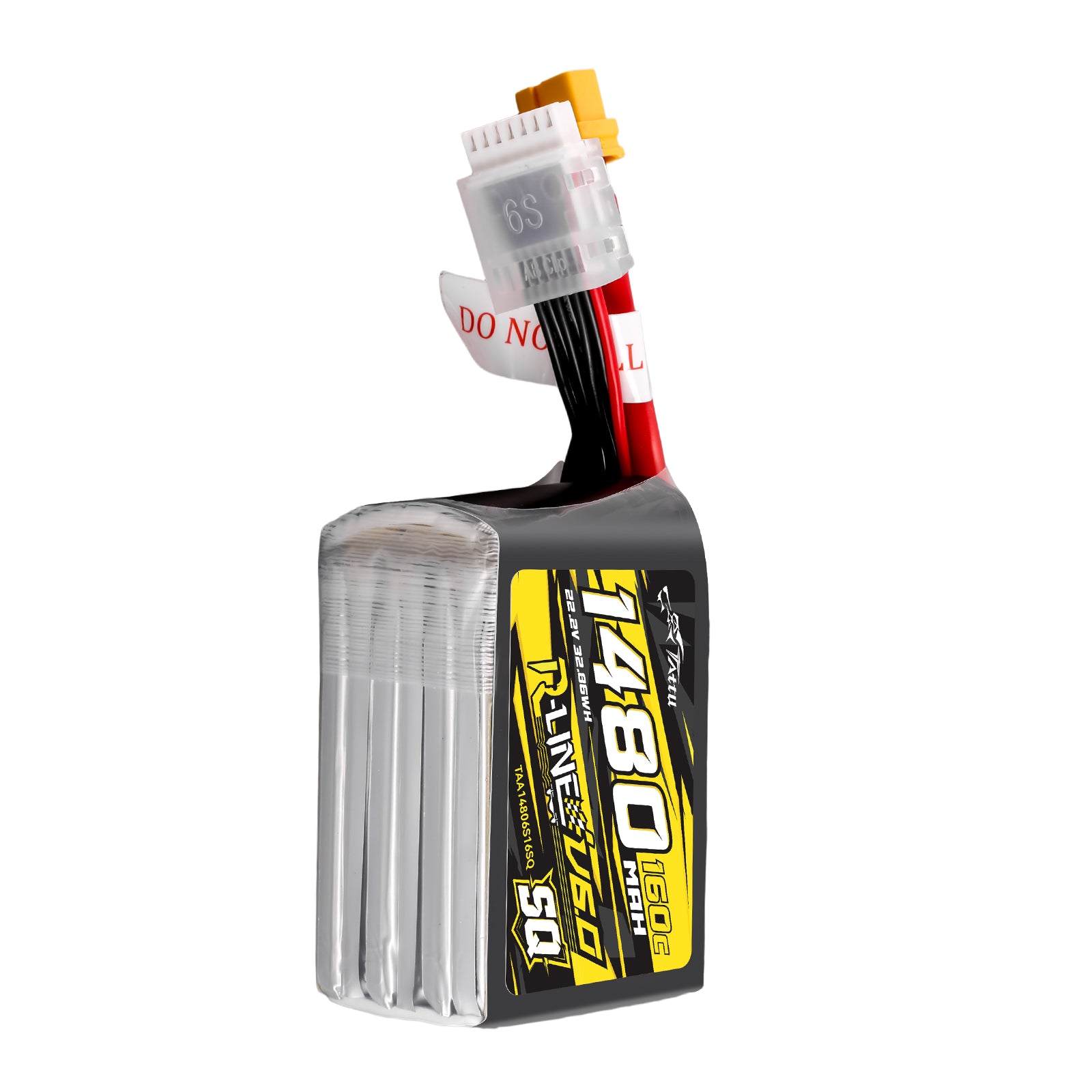 Tattu R-Line 1480mAh 6S 160C batterie LiPo XT60 SQ