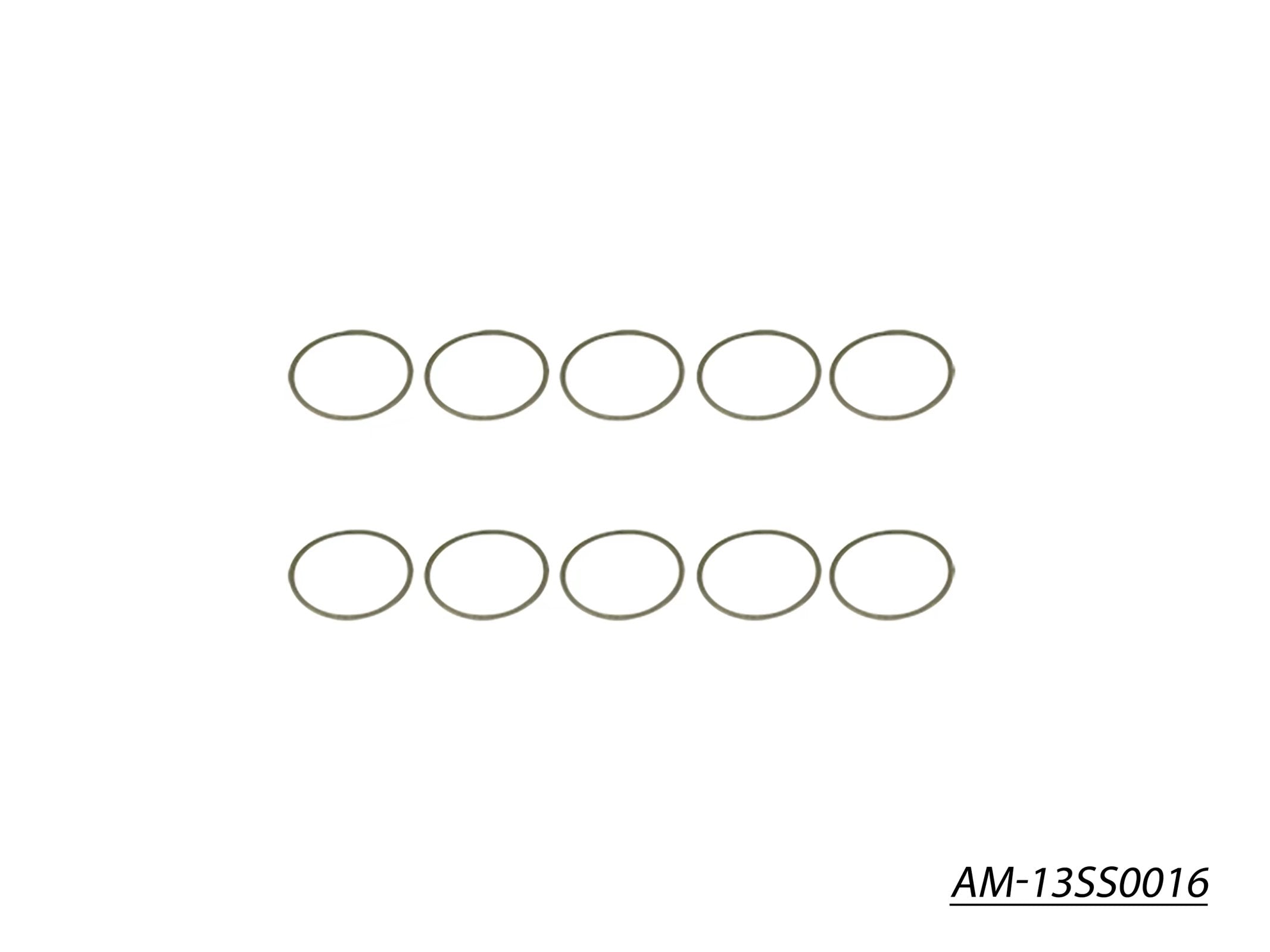 Arrowmax AM-13SS0016 Cales Shims 14x15.6x0.2 Lot de 10