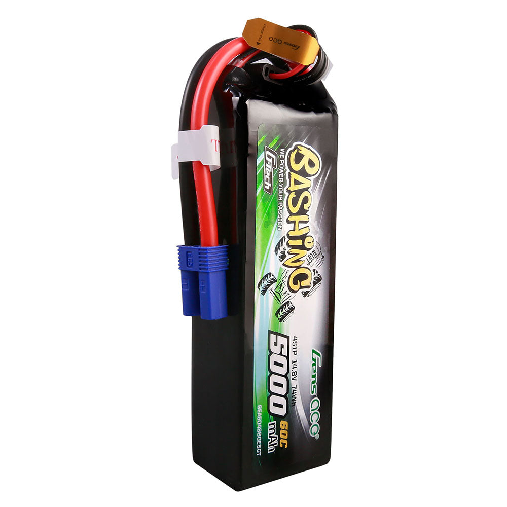 Gens Ace Bashing 5000mAh 4S batterie LiPo EC5 60C