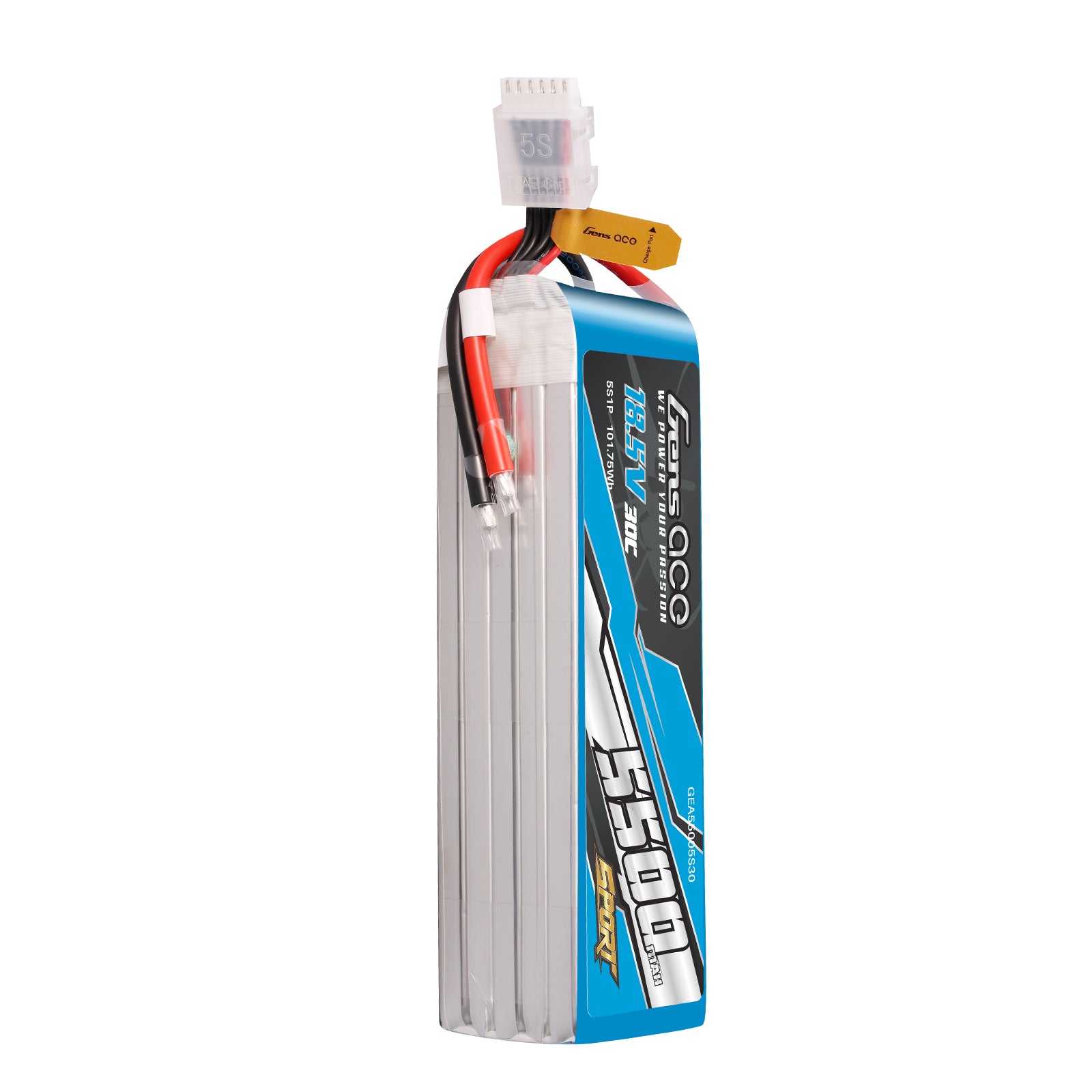 Gens Ace Sport 5500mAh 5S 30C batterie LiPo 18.5V F3A