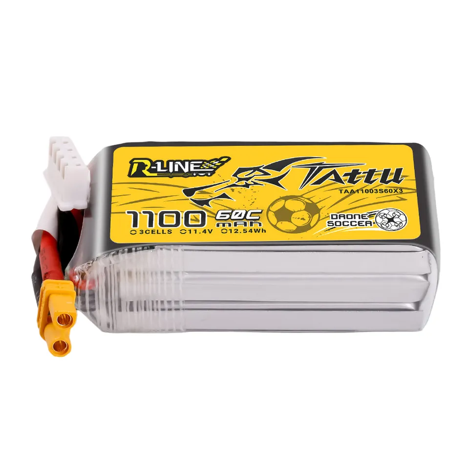 Tattu R-Line 1100mAh 3S HV 60C batterie LiPo XT30