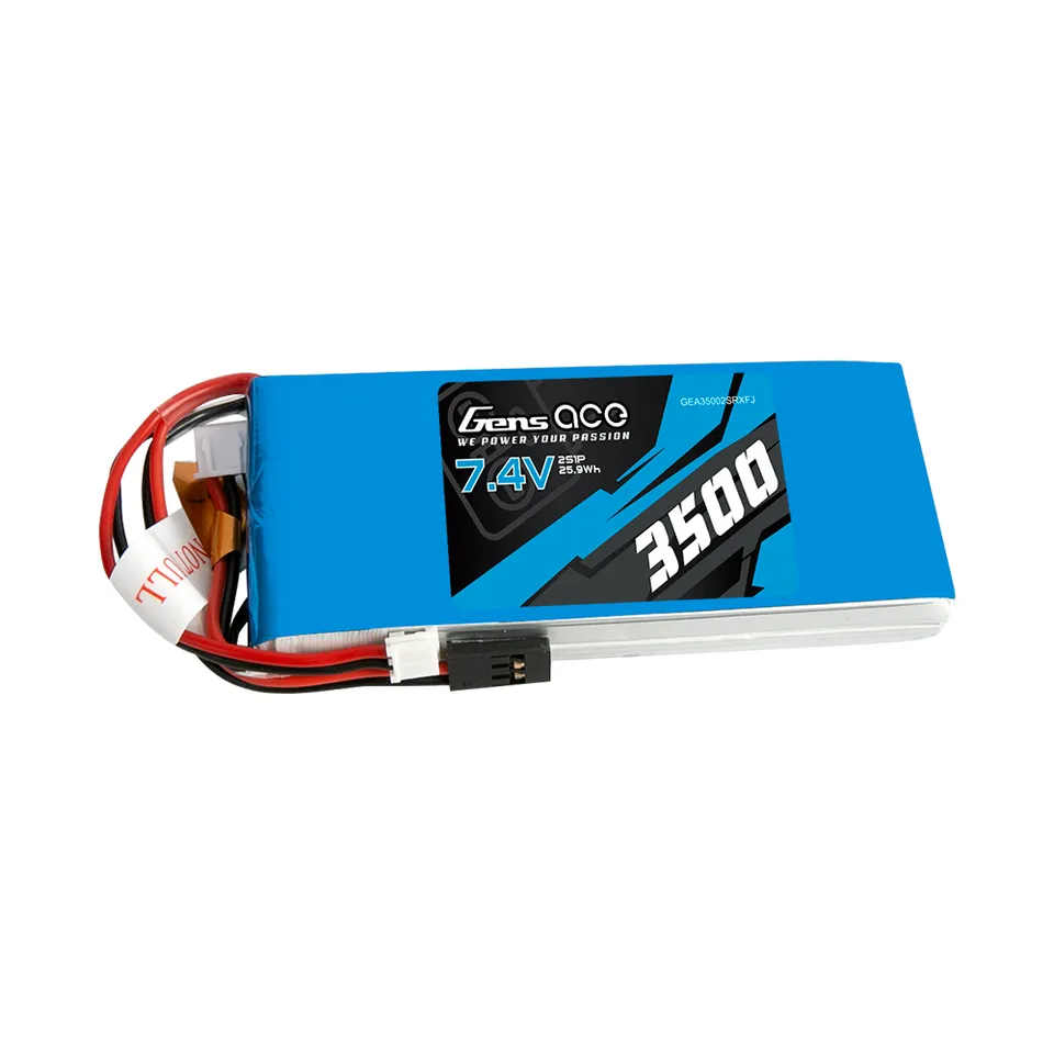 Gens Ace TX/RX 3500mAh 2S 7.4V batterie LiPo radio