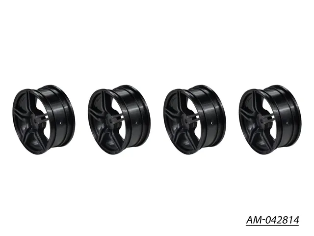 Arrowmax Rims AM-042814 jantes 1/10 TC 5 branches noires x4