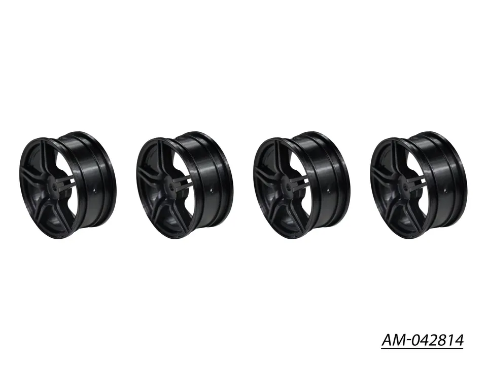 Arrowmax Rims AM-042814 jantes 1/10 TC 5 branches noires x4