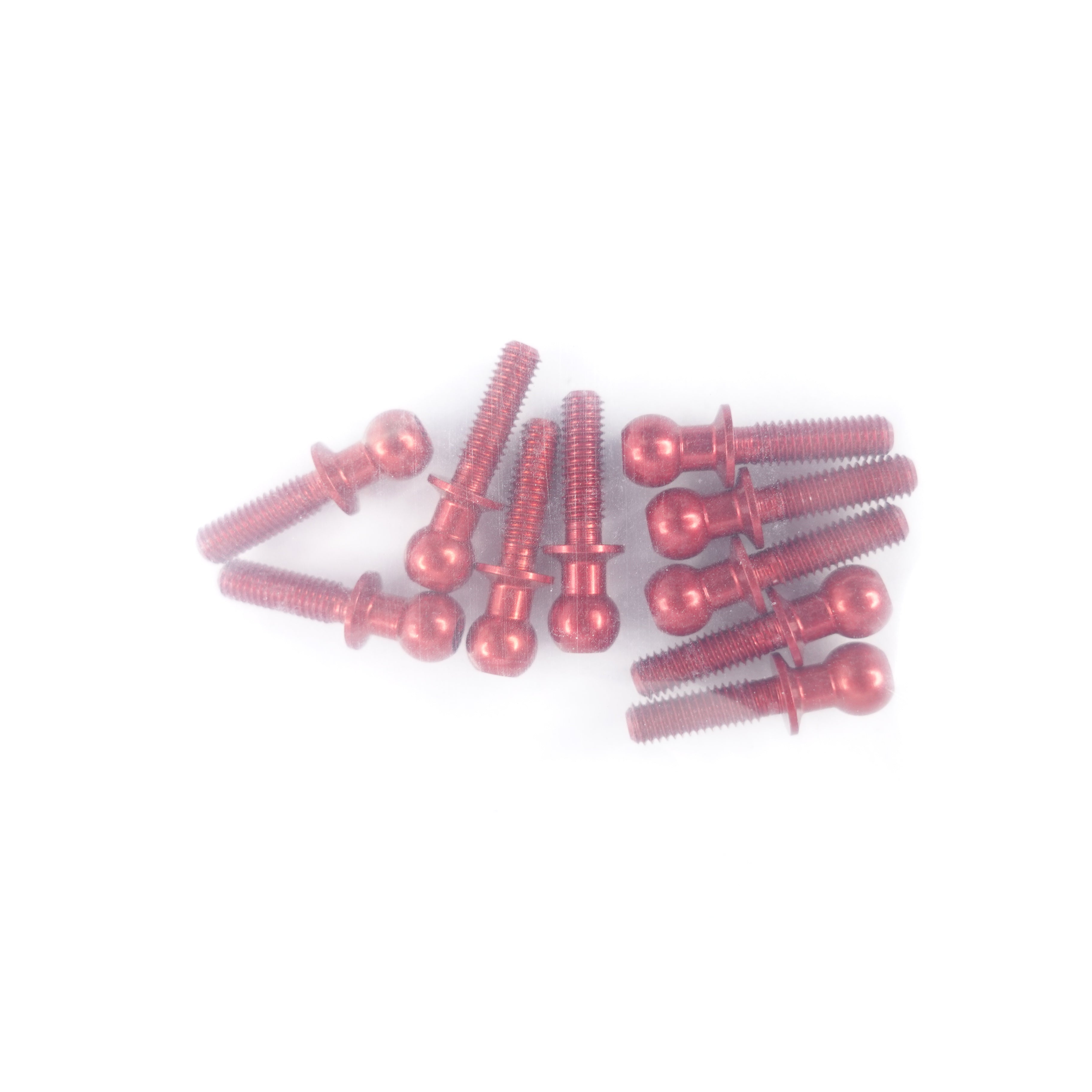 3Racing Parts Rotule Alu 4.8mm L10 Noir x10