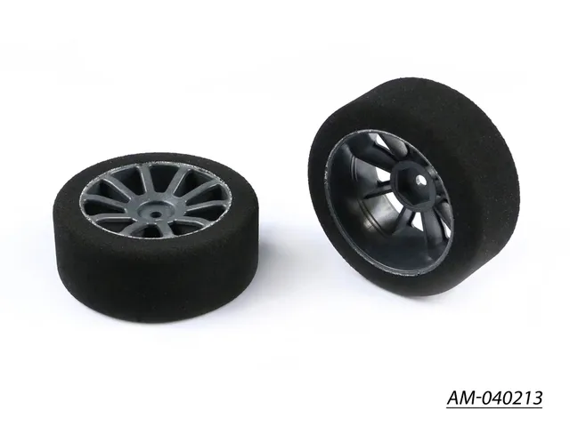 Arrowmax AM-040213 Roues Mousse 1/10 26mm 35 Shore x2