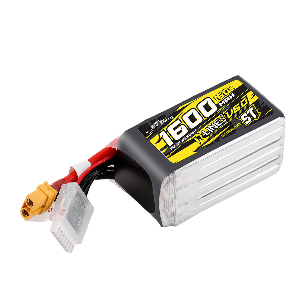 Tattu R-Line 1600mAh 6S 160C Batterie LiPo XT60 ST