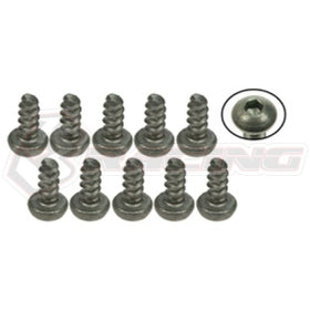 3Racing PARTS vis titane tête ronde M3x8 10 pcs