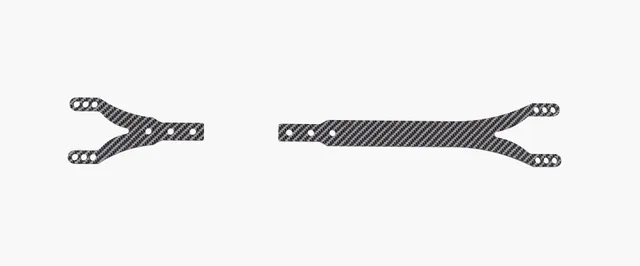 3Racing Cero SAK-CS130/GA platine supérieure graphite Cero Sport