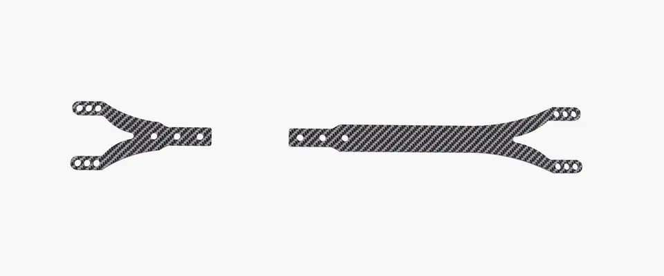 3Racing Cero SAK-CS130/GA platine supérieure graphite Cero Sport