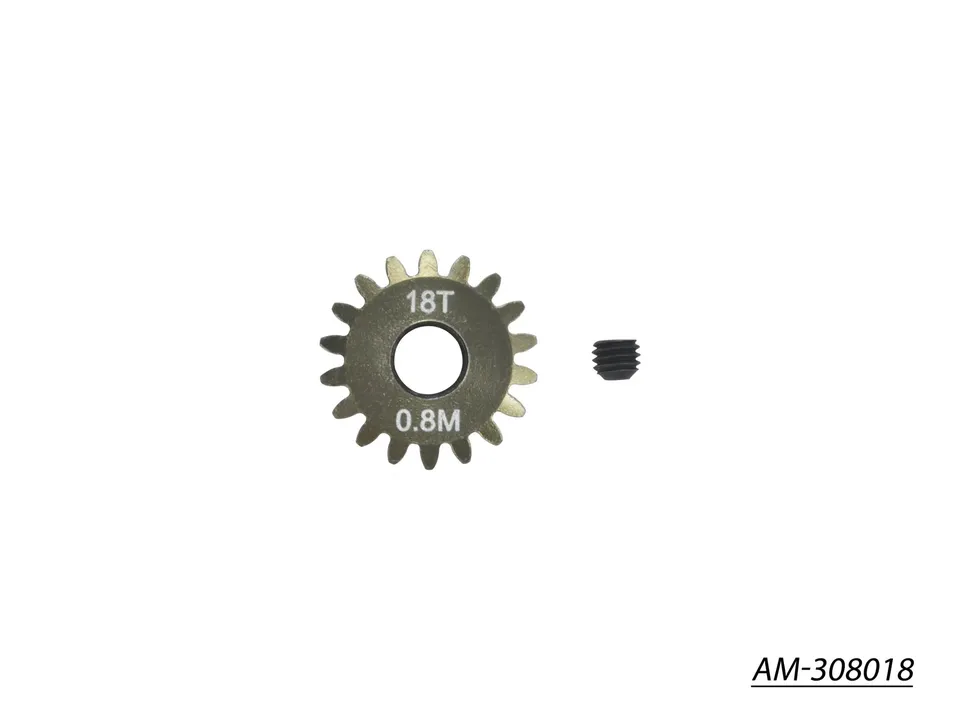 Arrowmax AM-308018 Pignon Moteur 0.8M 18T 7075 Hard
