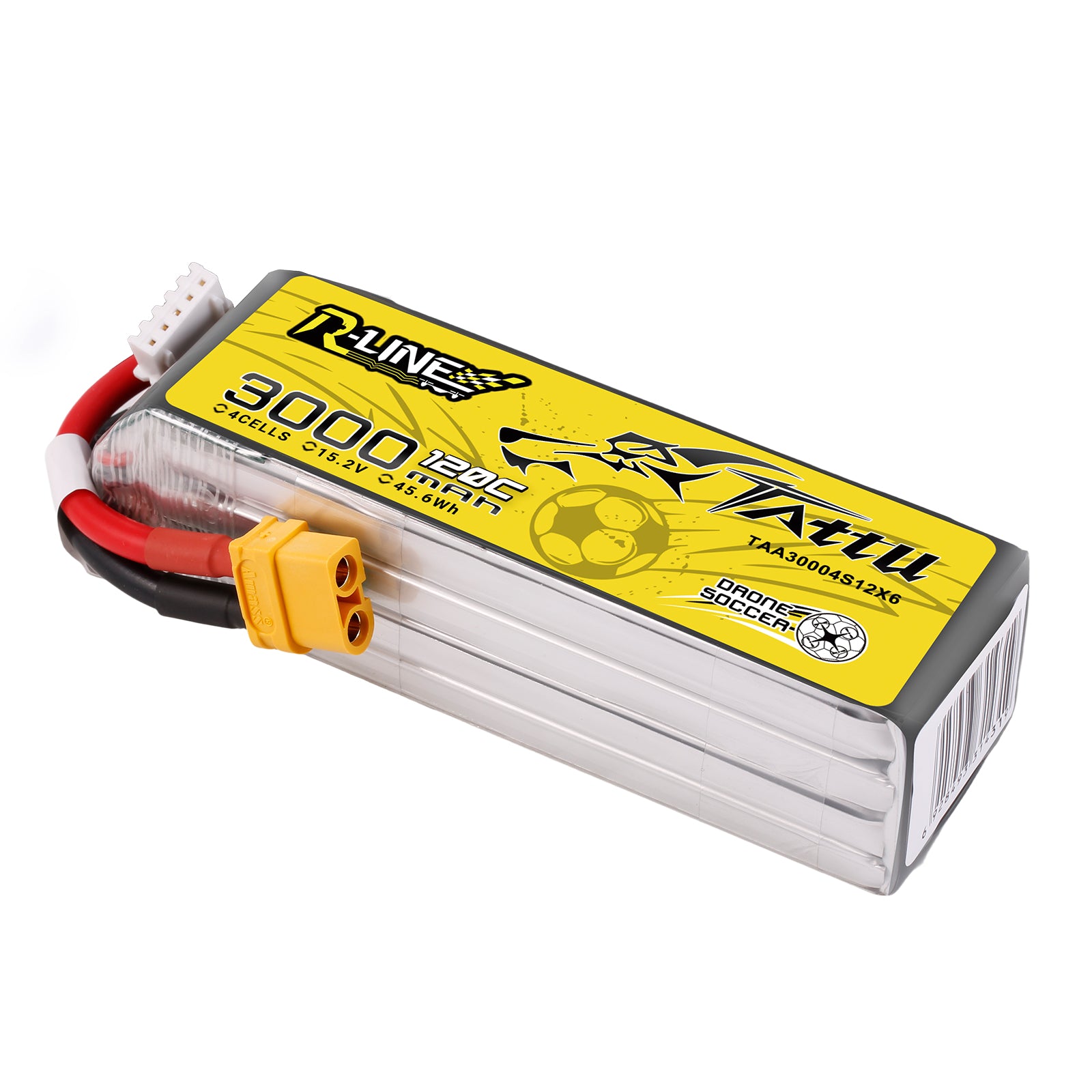 Tattu R-Line 3000mAh 4S batterie LiPo 15.2V HV 120C XT60
