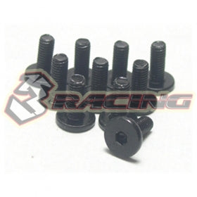 3Racing Parts 3RAC-SC01 vis M3x8 support moteur x10