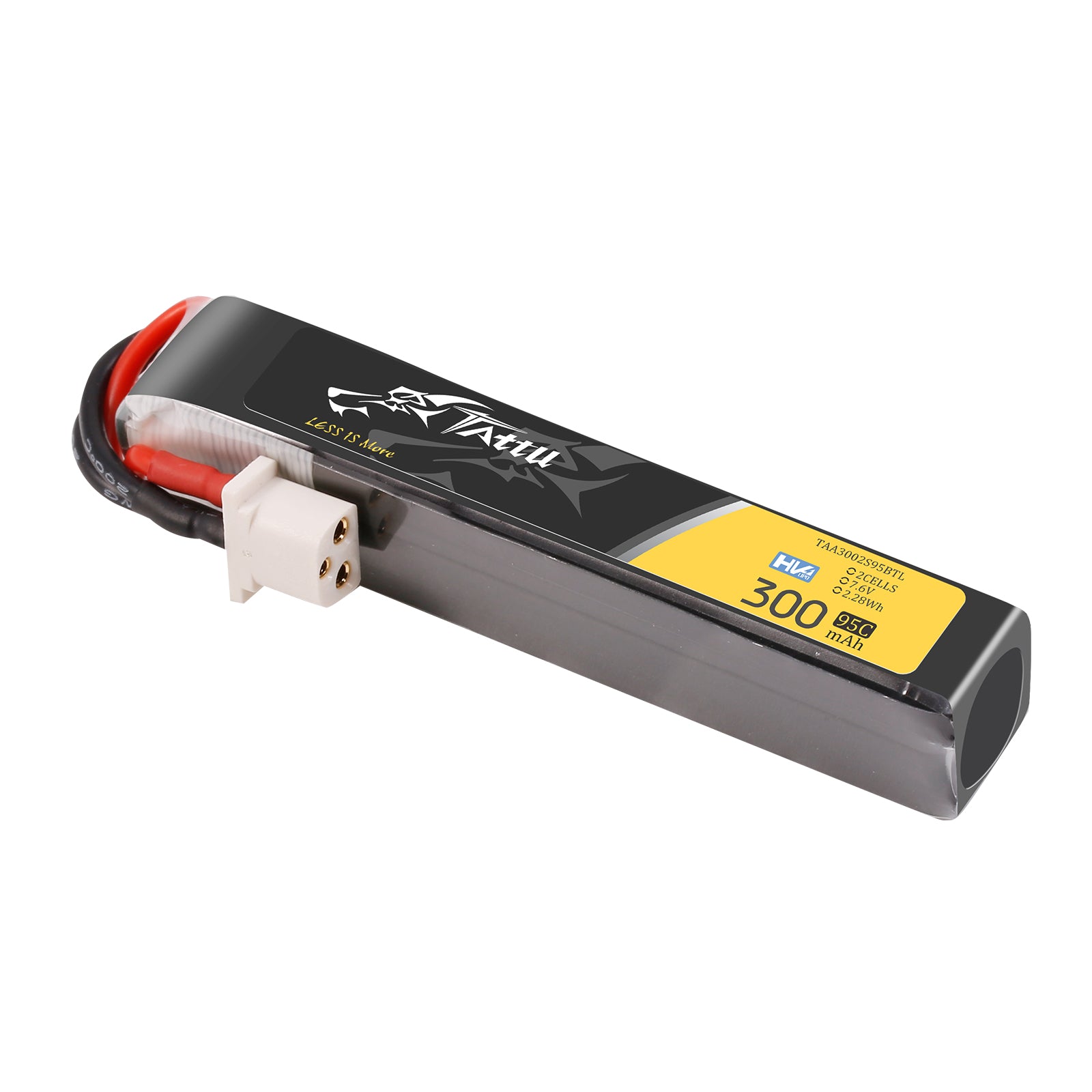 Gens Ace Tattu Whoop 300mAh 2S 95C batterie LiPo BT3.0