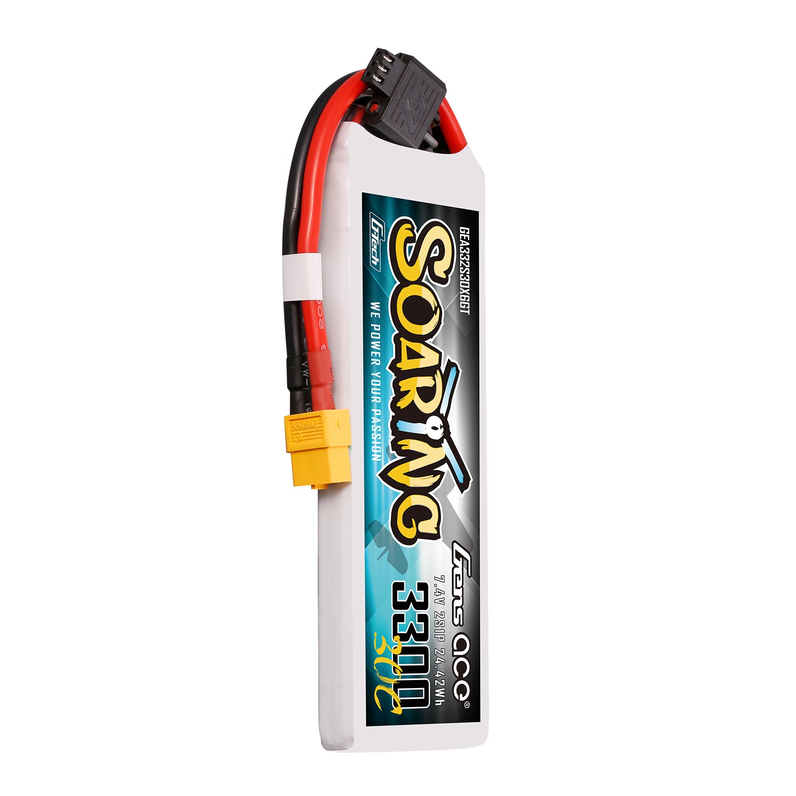 Gens ace Soaring 3300mAh 2S batterie lipo avion XT60 30C