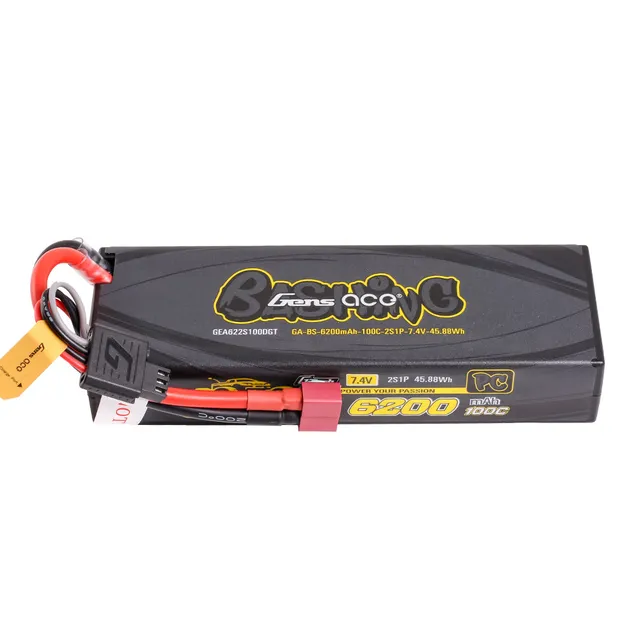 Gens Ace Bashing Pro 6200mAh 2S 7.4V Batterie Lipo Deans