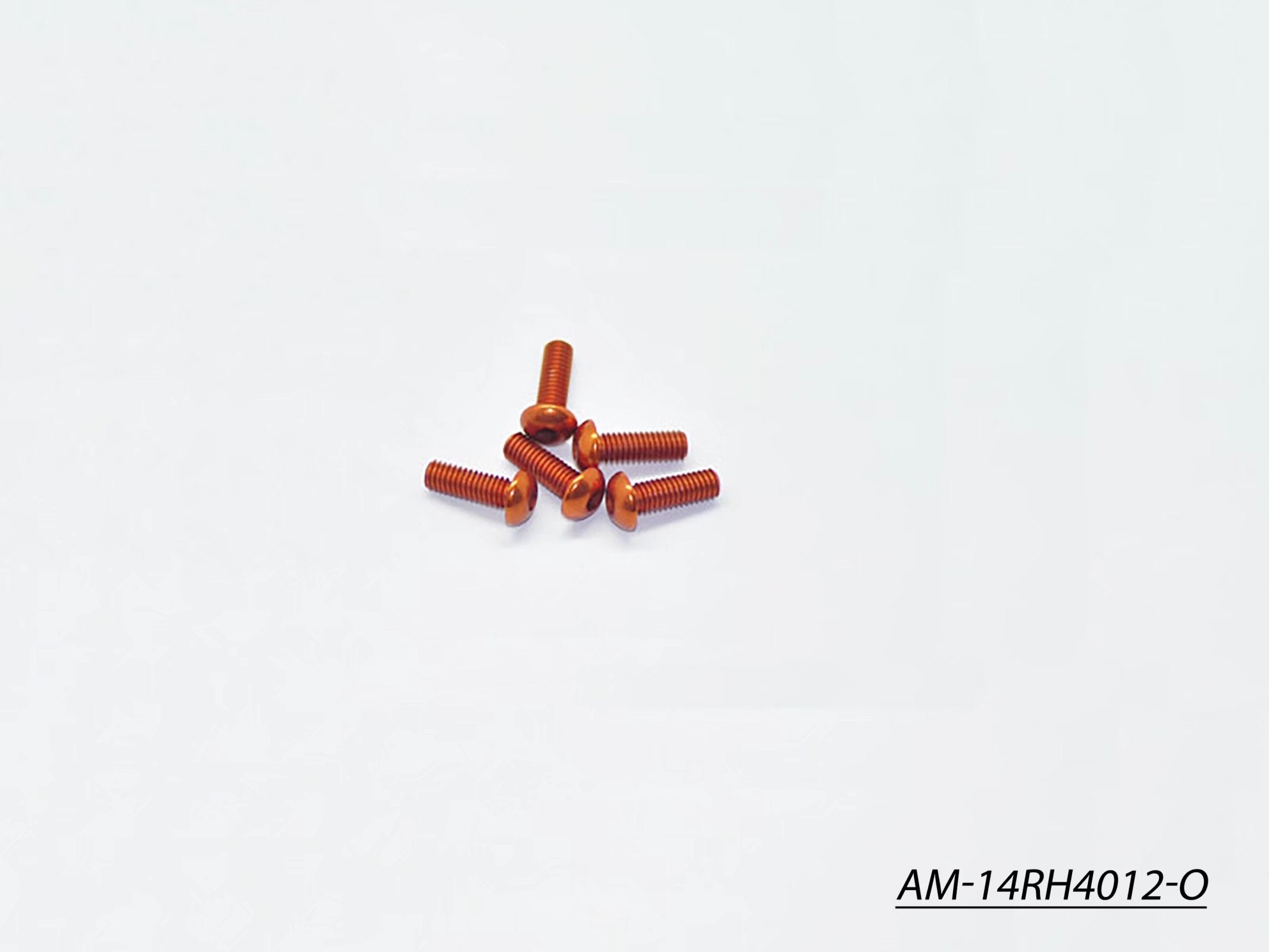 Arrowmax Screws AM-14RH4012-O vis alu M4x12 orange x5