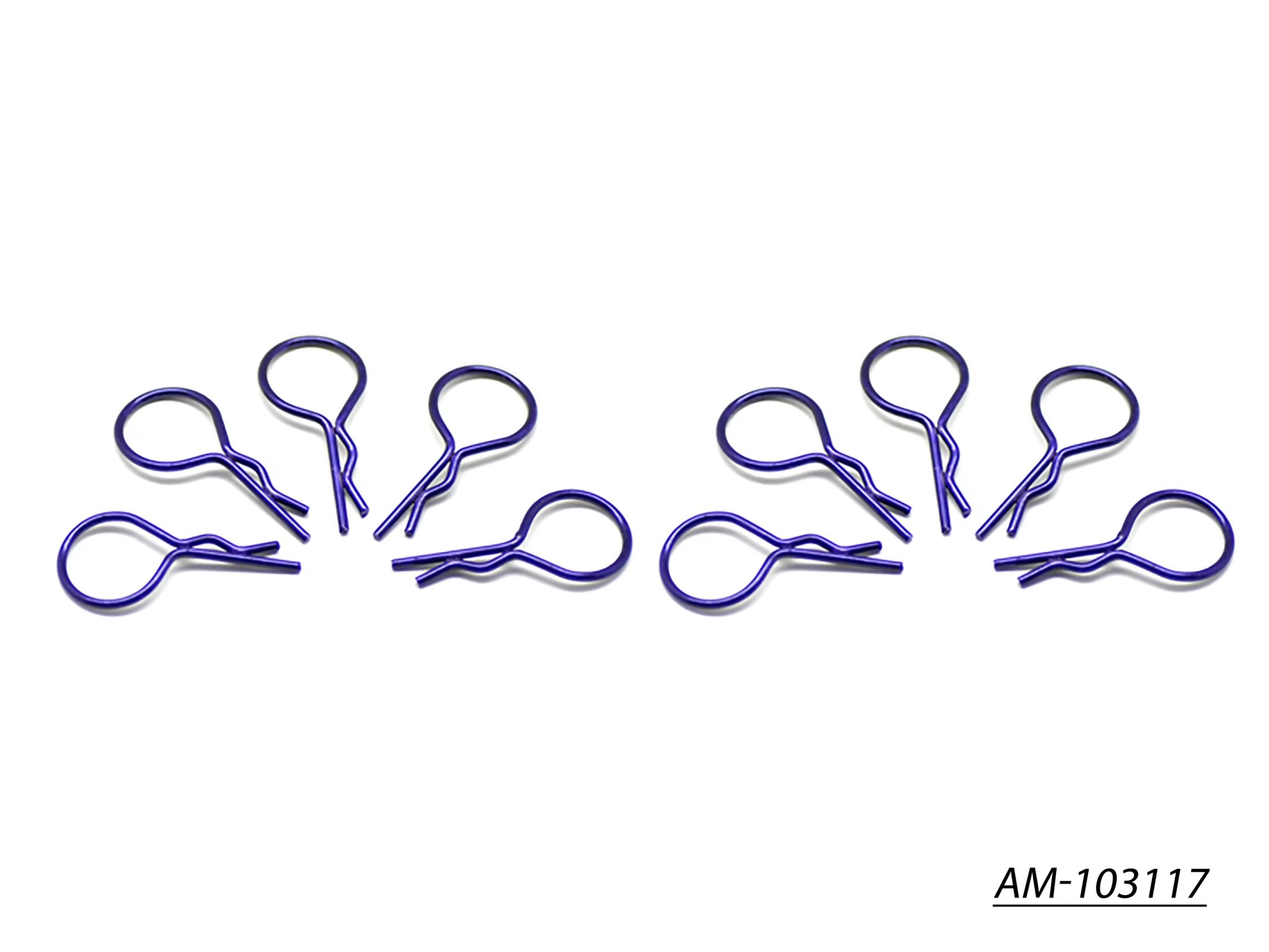 Arrowmax Body Clip Big 1/10 clips carrosserie violet x10
