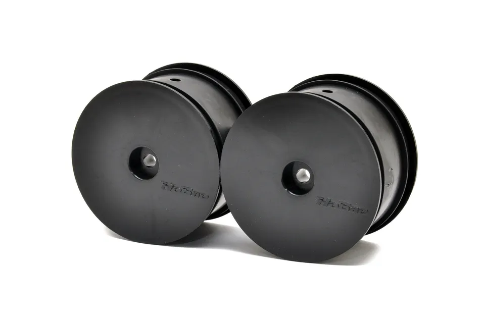 Hobao 40055B jantes arrière H2 1/10 noires x2
