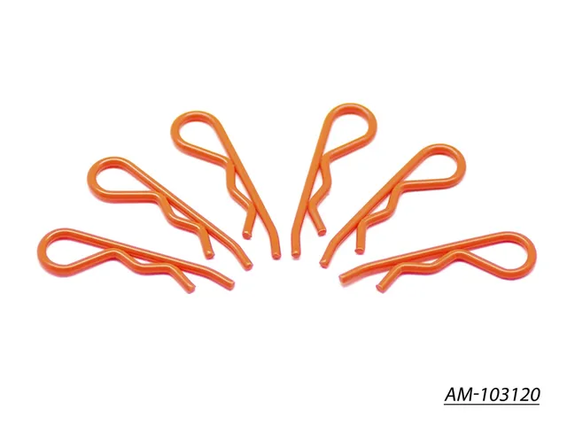 Arrowmax Body Clip Clips carrosserie 1/8 rouge fluo x6