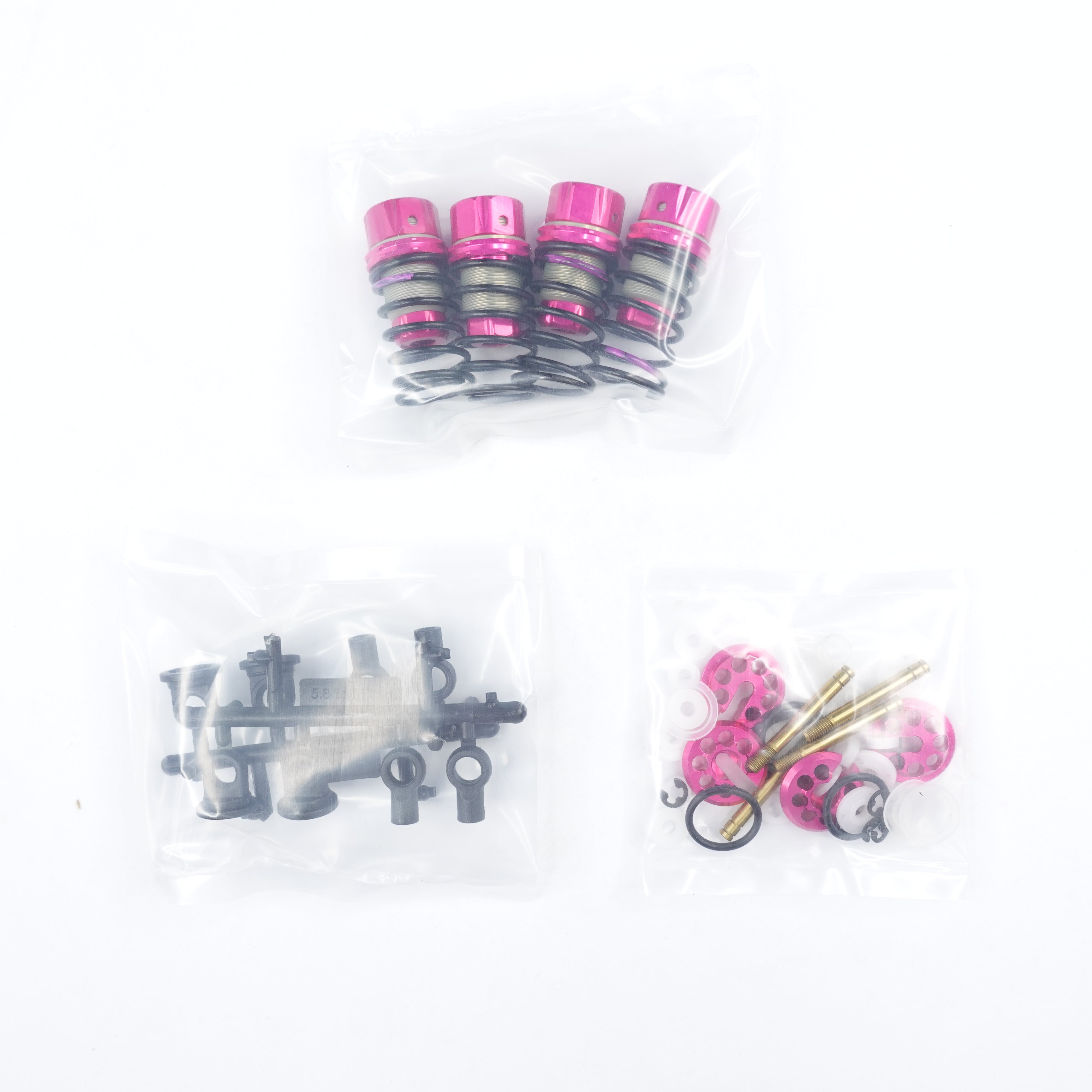 3Racing Sakura SAK-X28/PK/V2 Amortisseurs alu 54mm rose