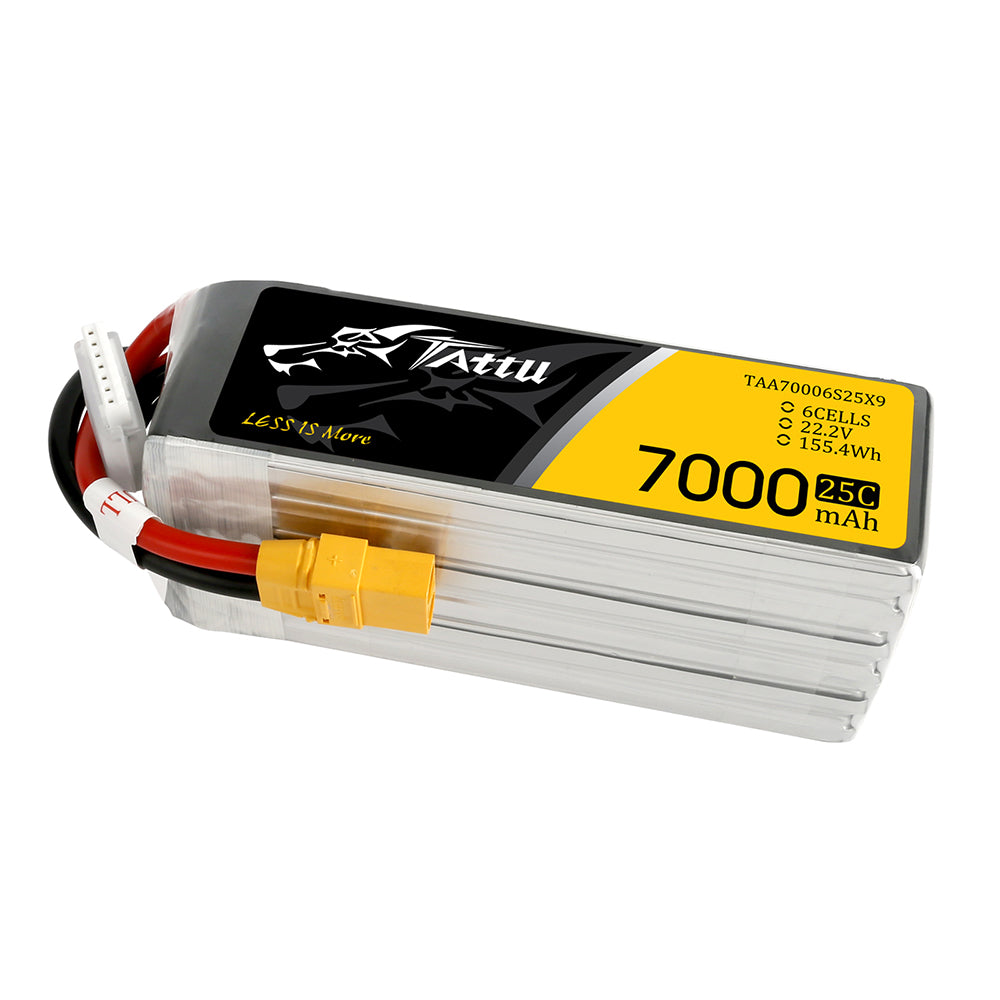 Tattu UAV Classic 7000mAh 6S 25C Batterie Lipo 22.2V XT90