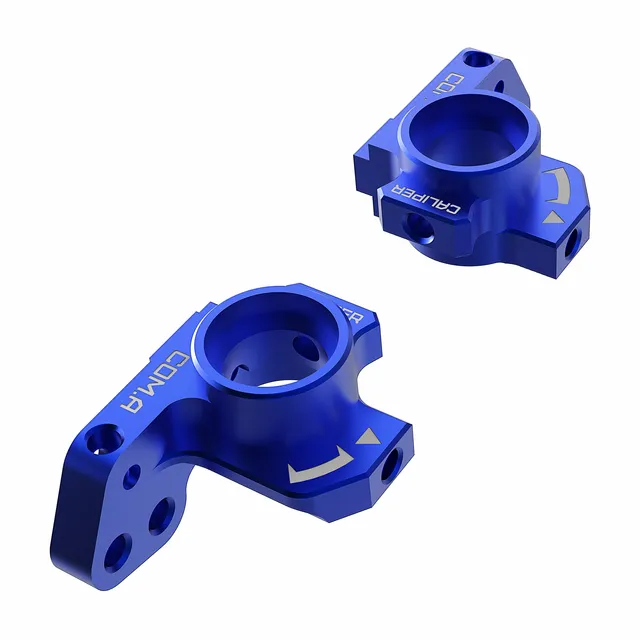 3RACING AuperD5 SAK-D6816 fusée arrière alu D6 bleu
