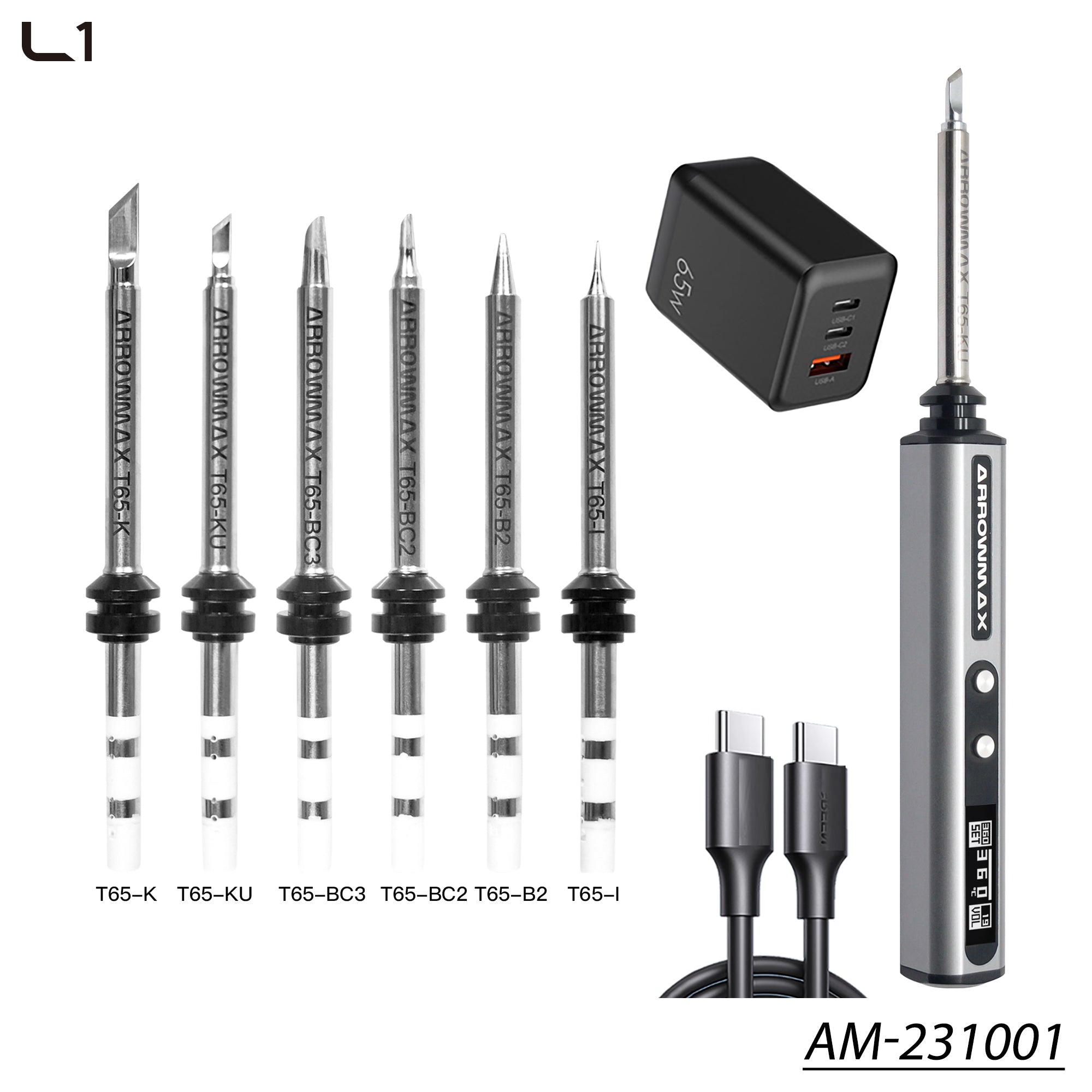 Arrowmax L1 AM-231001-G fer à souder 480°C aluminium