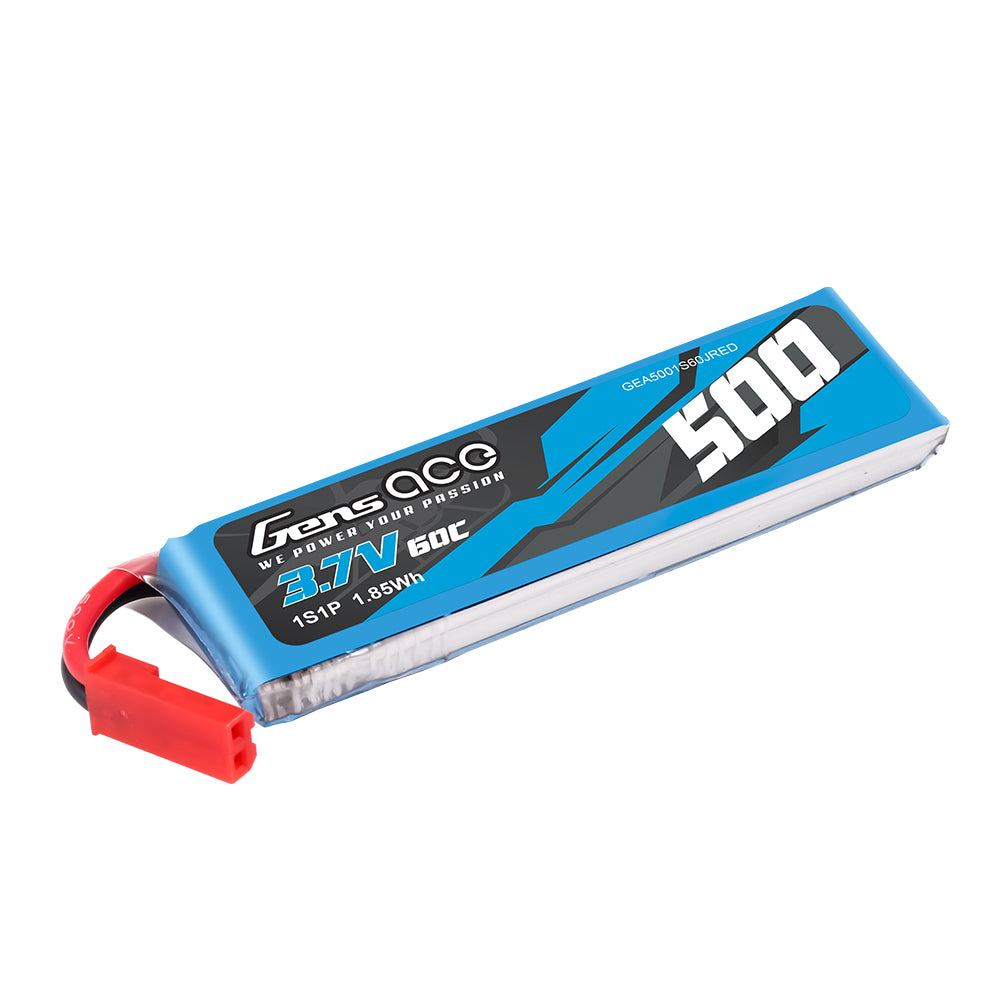 Gens Ace Air Classic 500mAh 1S batterie LiPo 60C JST