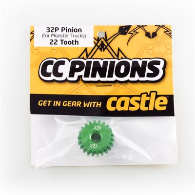 Castle CC Pinion pignon 32 pitch alu 5mm Mod 0.8