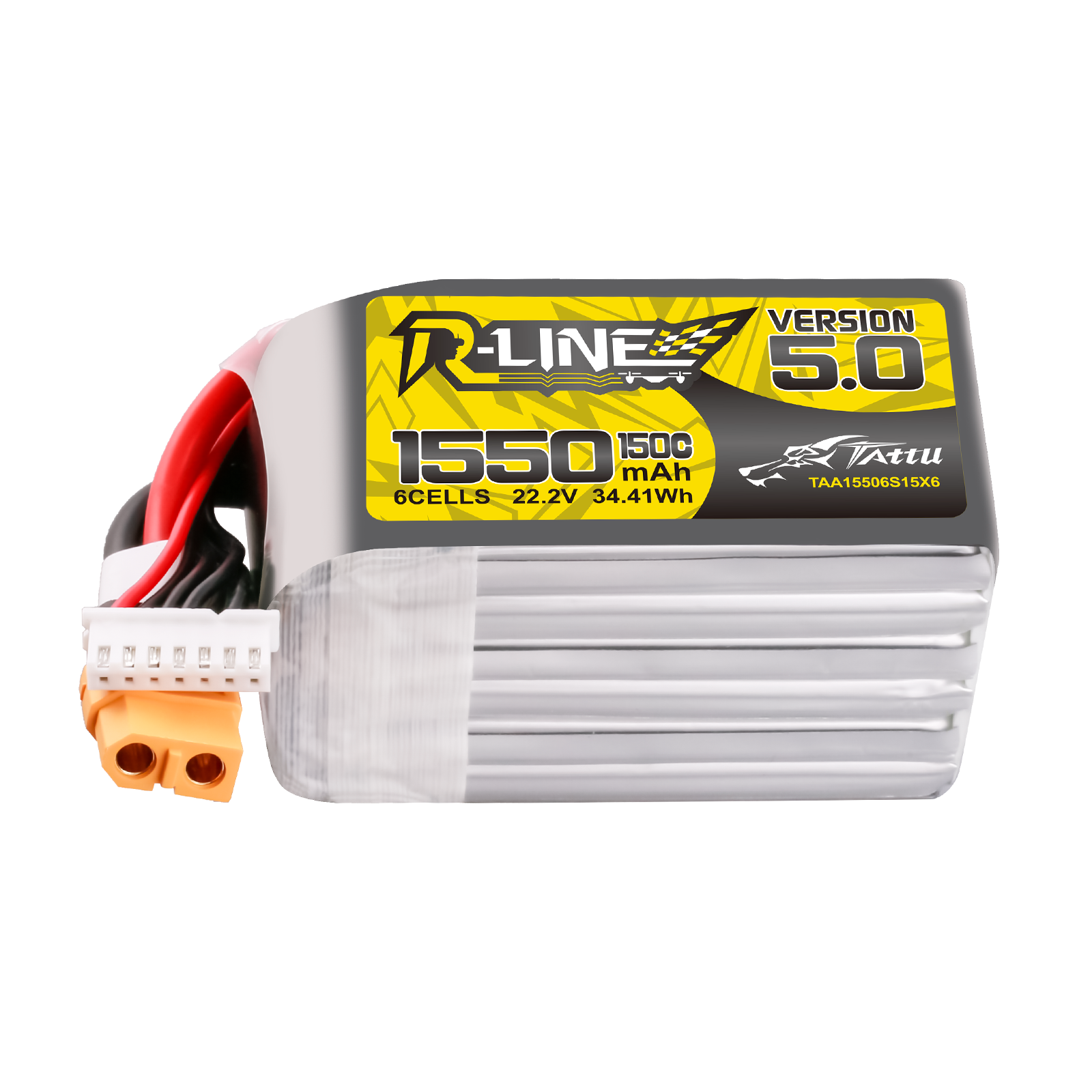 Tattu R-Line V5 1550mAh 6S batterie LiPo XT60 150C
