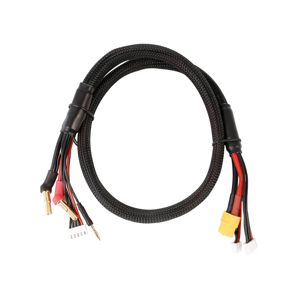 Gens Ace 2S/4S câble de charge batterie LiPo bullet 4mm 5mm XT60