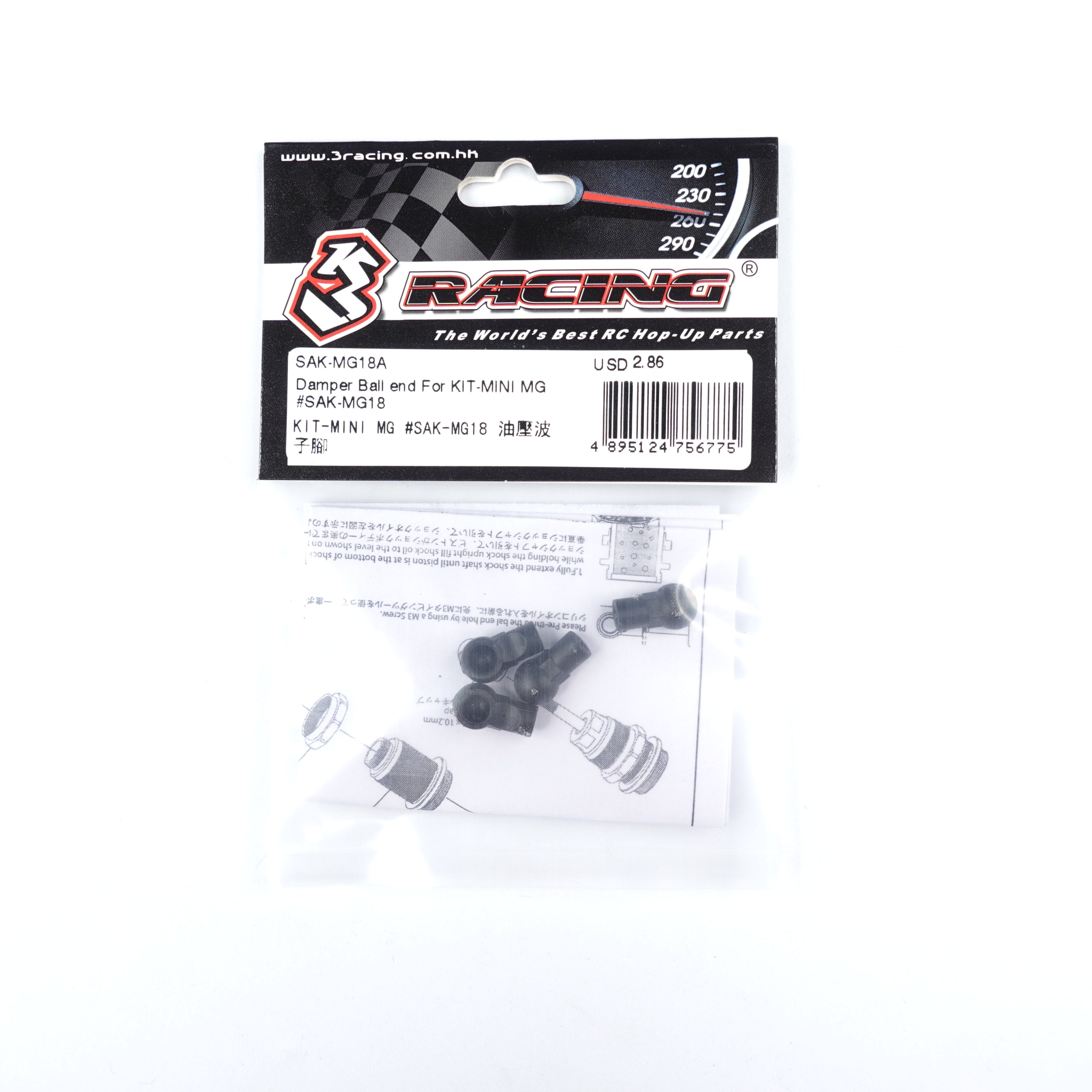 3Racing Sakura SAK-MG18A rotule M4 KIT-MINI MG