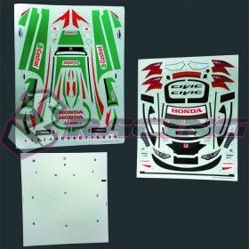 3RACING Parts LBD-CIVICMK9B Stickers Carrosserie Civic MK9