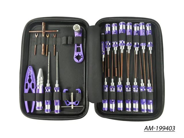 Arrowmax Tools Set AM-199403 kit offroad 25 pièces + sac