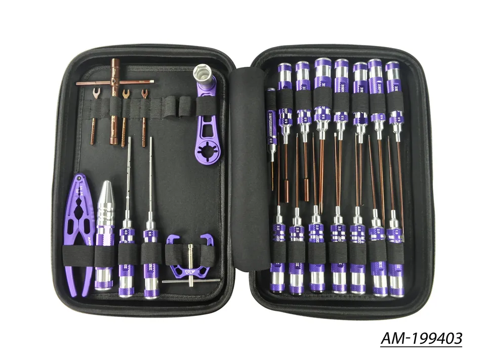 Arrowmax Tools Set AM-199403 kit offroad 25 pièces + sac