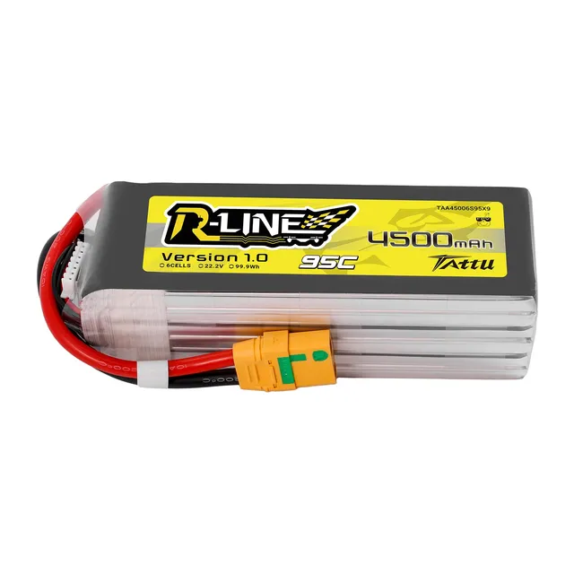 Tattu R-Line 4500mAh 6S batterie lipo 22.2V 95C XT90-S