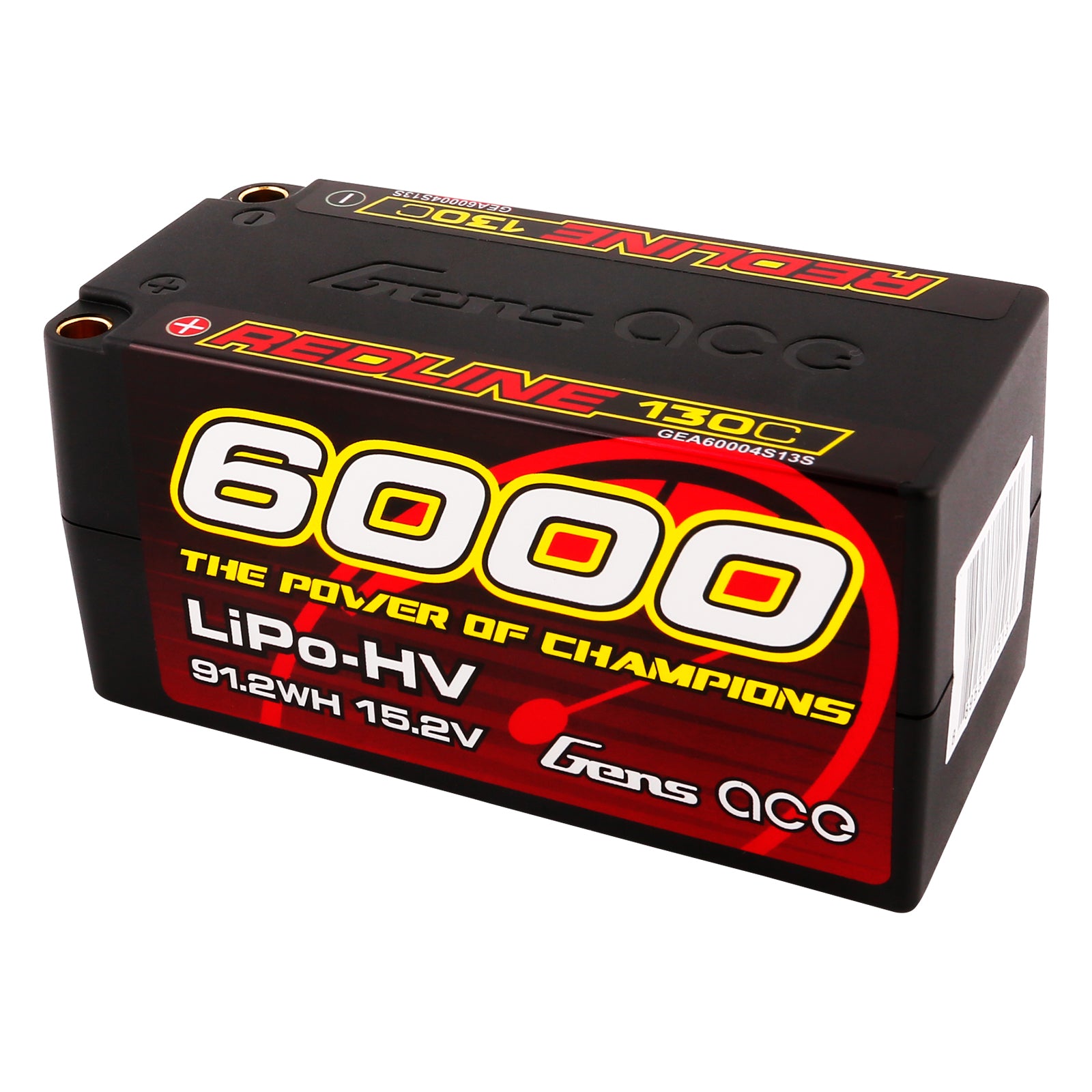 Gens Ace Redline 6000mAh 4S 130C batterie Shorty HV
