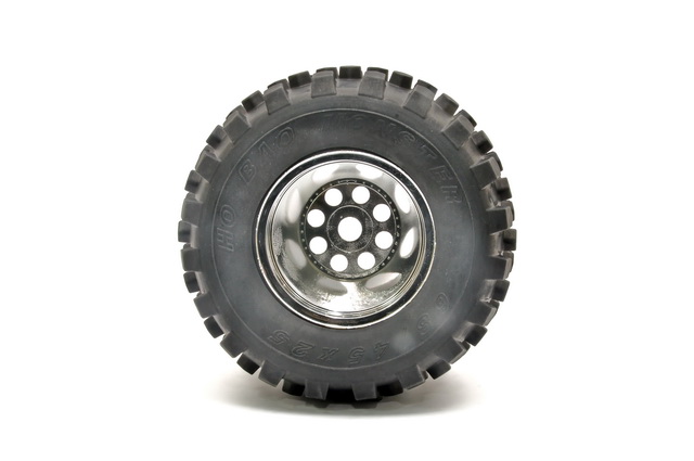 Hobao 84165S roue Bigfoot 17mm chrome