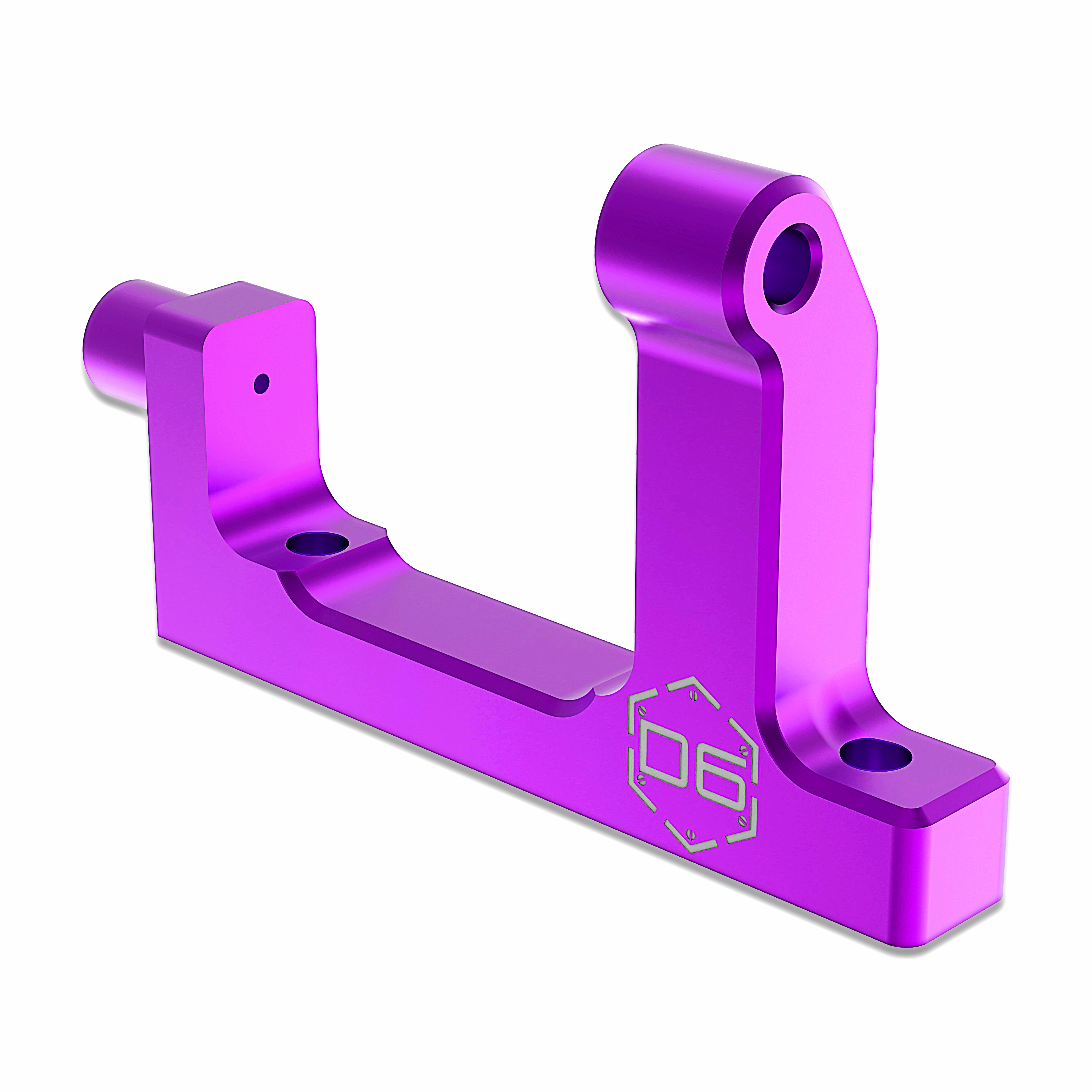 3Racing Auper D5 SAK-D6808G Support Moteur Alu Bleu